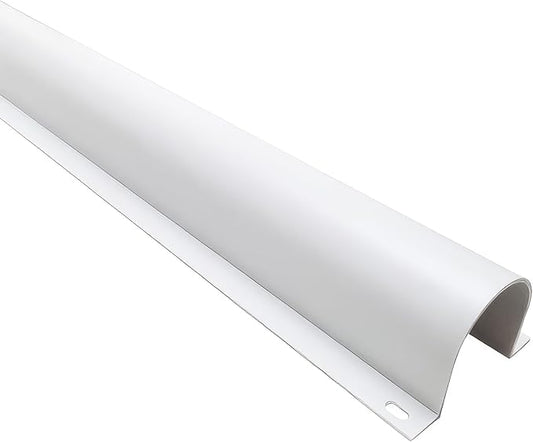 Electriduct 3-Way T for 1" Plastic Flanged Wire Guard Cable Raceway - White