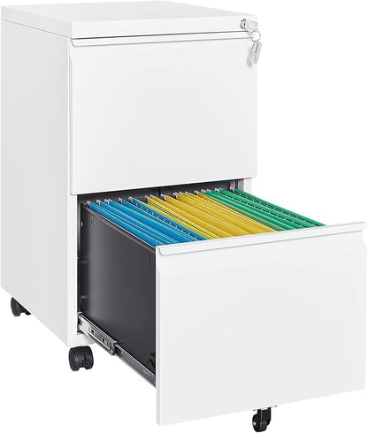 Letaya 2 Drawer Mobile File Cabinet