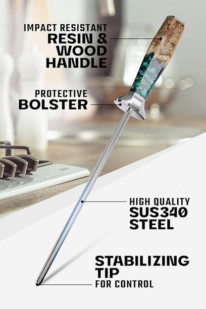 Dalstrong 10" Honing Rod - SUS430 Stainless Steel