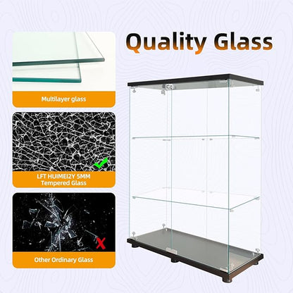 LFT HUIMEI2Y Glass Display Cabinet 3-Shelf