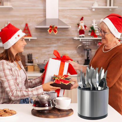 Utensil Holder,Large 360°Rotating Kitchen Utensil Holder For Counter