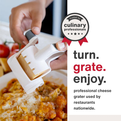 Zyliss Classic Rotary Grater, NSF-Certified Restaurant Cheese Grater