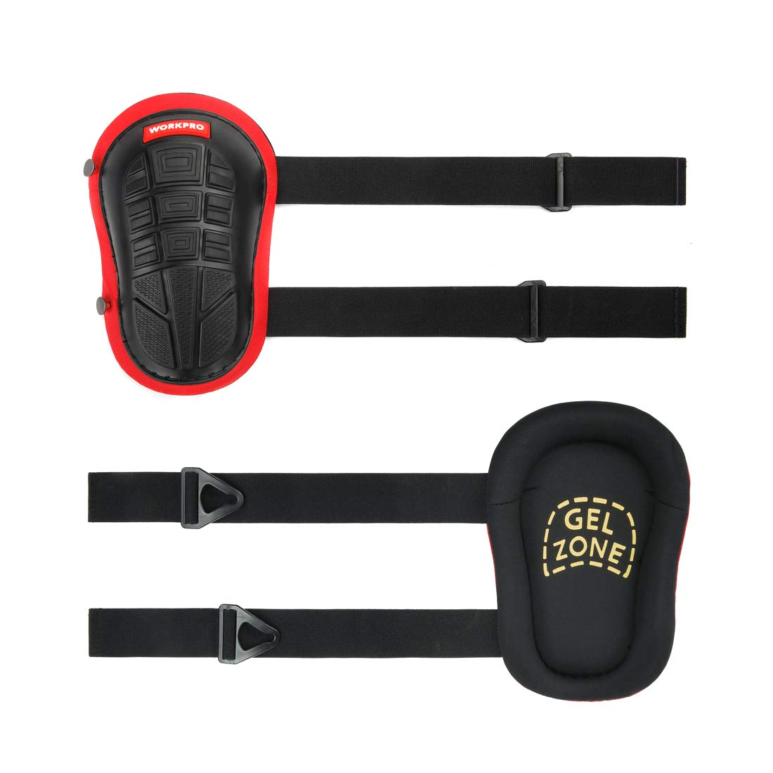 WORKPRO Knee Pads for Work – Ergonomic Gel Cushion, Durable Padding