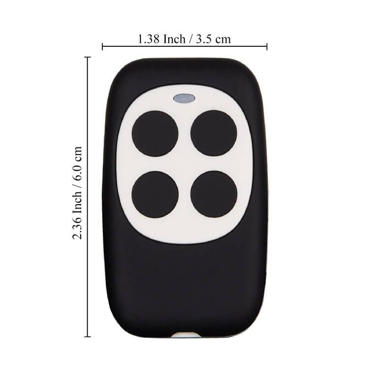 XIHADA Universal Remote for Garage Door & Gate — 4-Button, 280MHz-868MHz